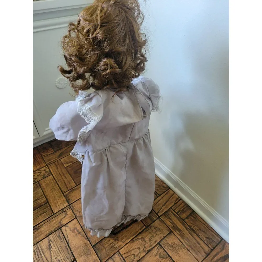 Halloween haunted child girl prop light‎ life size sound